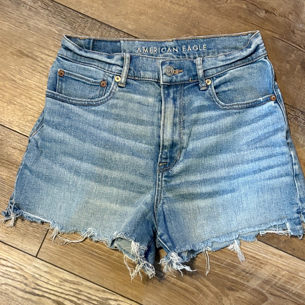 American Eagle Outfitters Light Blue Jean Shorts